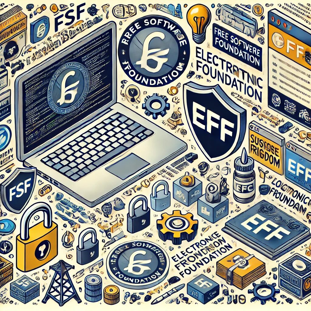 The Free Software Foundation and Electronic Frontier Foundation