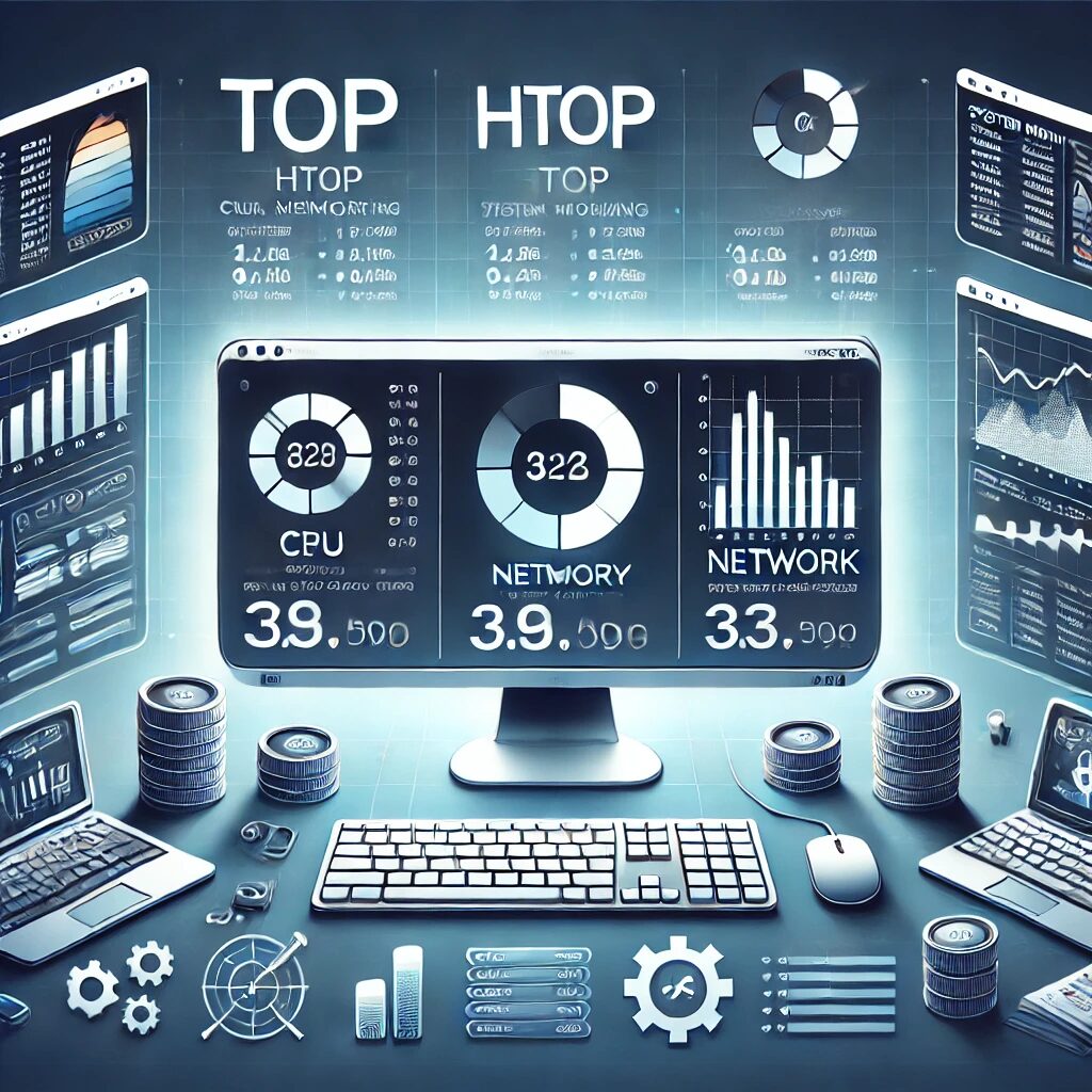 Comparing top, htop, and glances: Usage and Benefits