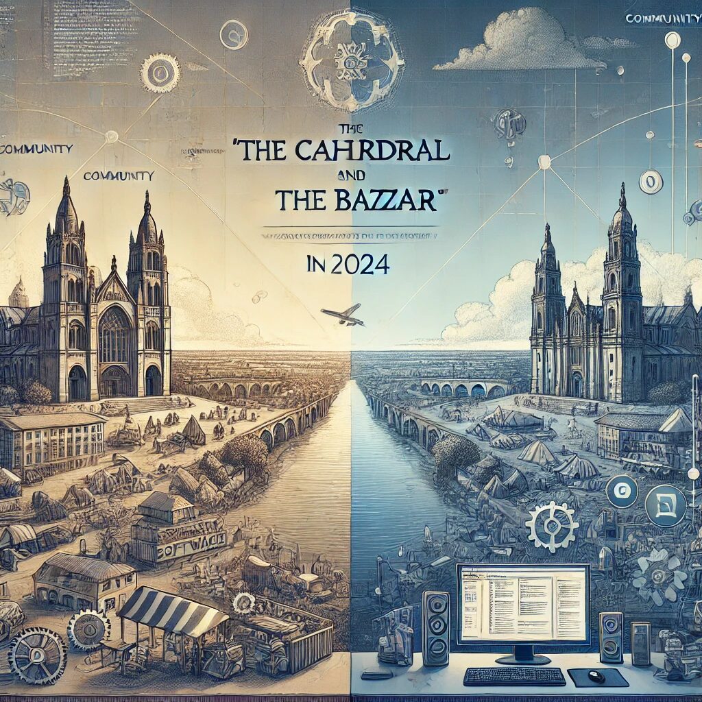 The Cathedral and the Bazaar: Reflections on its Relevance in 2024