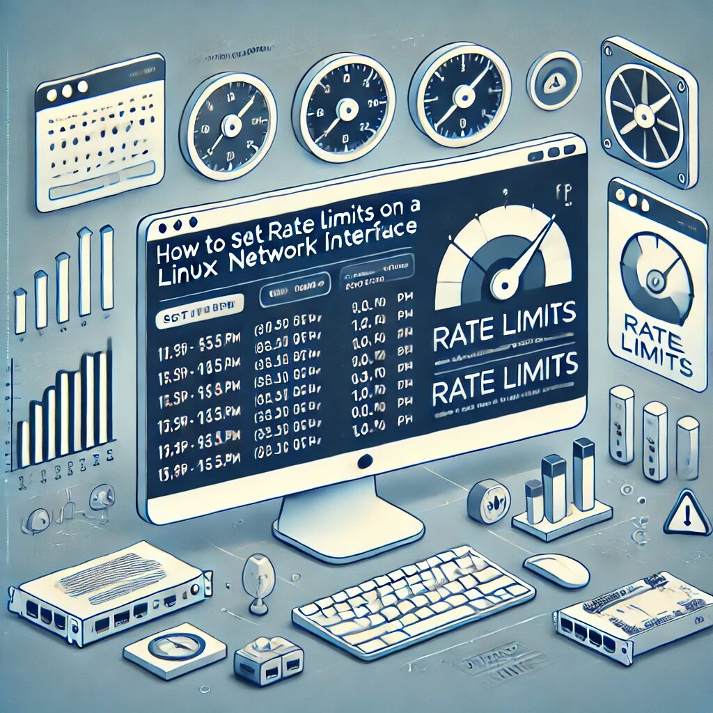 How to Set Rate Limits on a Linux Network Interface