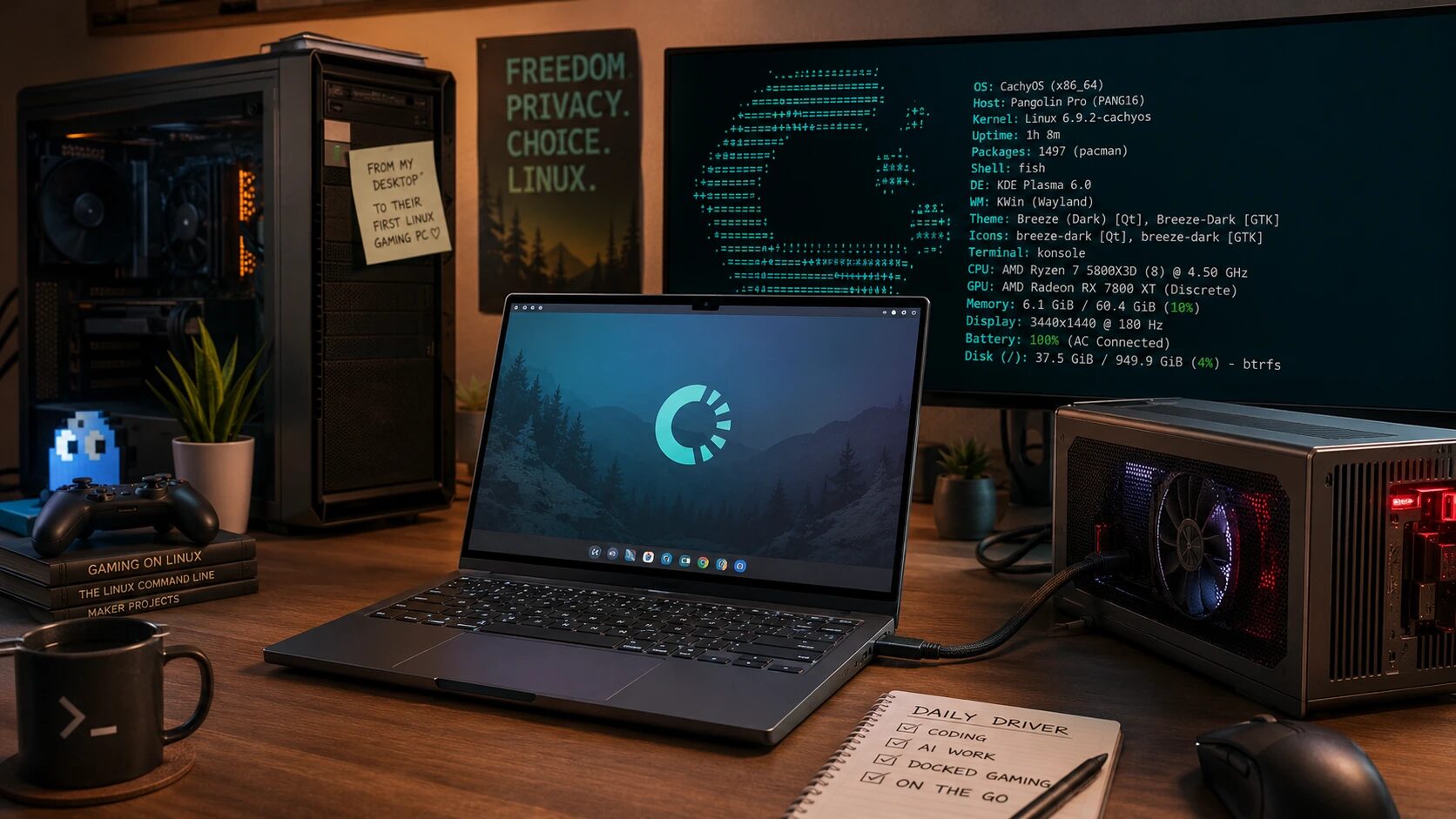 Why I’m Moving from My Home-Built 5800X3D Desktop to a System76 Pangolin Pro